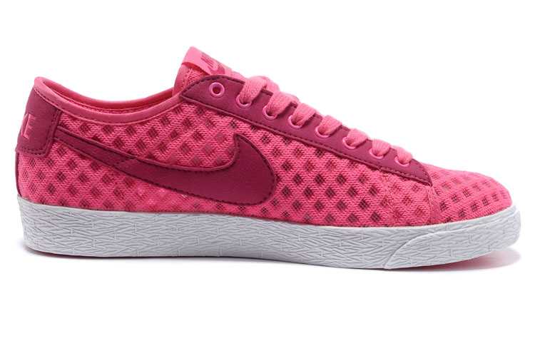 nike blazer low chaussures 2013 summer light breathable pink rose acheter